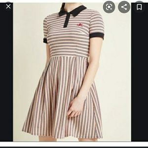 Modcloth cultivated quirk striped dress